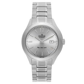 Edox C1 Men's 80111-3M-AIN Mechanical Automatic Men's Silver Tone Bracelet Watch