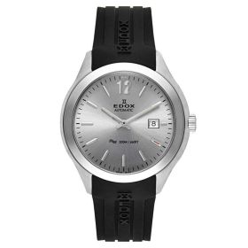 Edox C1 Men's 80111-3M-AIN Swiss Mechanical Automatic Silver Tone Bracelet Watch