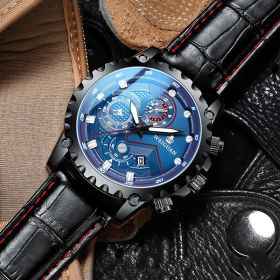 Men's Automatic Mechanical Watch Trend (style: Black blue)